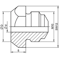 Gesipa 1434293 Mondstuk 1 stuk(s)