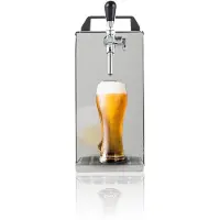 Ich-zapfe Biertap PYGMY 25 / K met membraanpomp, 1-lijns droge koeler van roestvrij staal, 35 liter / h, Green Line