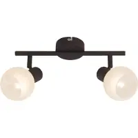 Brilliant Plafondlamp GABON, dimbaar, bruin / roest, Woon-/ Eetkamer, metaal, Modern, plafondlamp