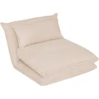 Atmosphera Kids Elois Opvouwbare Haardstoel/Vloermatras - 85x74x59cm - Beige