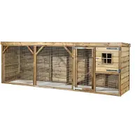 FATMOOSE Binky - Konijnenhok - 363x95x124 cm