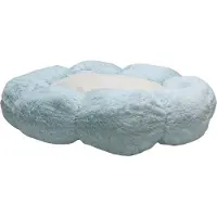 Beeztees Kitten Ligmand Maui - Kattenmand - Pluche - Blauw - 50x50x15 cm