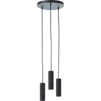 Brilliant Marty - Hanglamp - LED 3xGU10 - Zwart