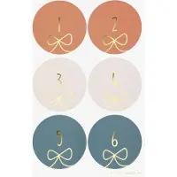 Folia Adventskalender-stickers 'JOLLY MIX