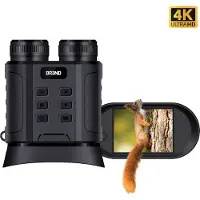 BREND BR-2242 Digitale Verrekijker - 300 Meter Nachtzicht - 4K - 40 Megapixel - IPS-Scherm - 10x Zoom - Zaklamp - Inclusief SD-Kaart