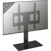 VCM TV standaard - beeldscherm monitor voet - tafel model - zwart