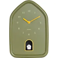 Karlsson wandklok modern doggy luxury green- Ø29,1cm