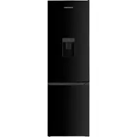 Heinner HC-HM260BKWDE++ Koel-vriescombinatie met Waterdispenser Zwart 260 L – Vrijstaand – Instelbare Thermostaat – Omkeerbare Deur – 5 Jaar Garantie
