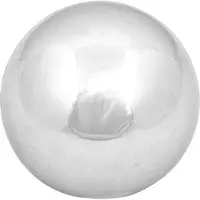 Esschert Design heksenbol 19,6 cm RVS zilver