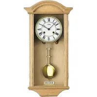 AMS blank eiken regulateur met 8-daags uurwerk en rondgong