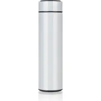 Banquet Merkloos RVS Thermosfles met Digitale Thermometer - 0.47L Wit