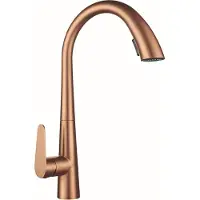 REA Js-K087Brg Ross Messing - Keukenkraan - Geborsteld Koper - 21 X 27,5 X 43 Cm