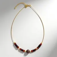Cavill - 925 Sterling Zilver Halsketting - Verguld - 15ct Dinosaurus Kwarts & Baltische Barnsteen - Verstelbaar 45-51 cm