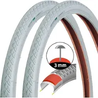 Filmer 2x Fietsbanden Grijs Stijl 28" 40-622 Lekvrij