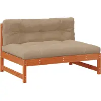 vidaXL Tuinstoel Midden Massief grenenhout Waskleur Bruin