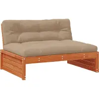 vidaXL Tuinstoel Midden Massief grenenhout Waskleur Bruin