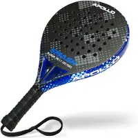 Apollo 3K Smash Padelracket van Carbon – Controle & Precisie – Voor Beginners en Gevorderden
