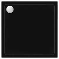 REA Douchebak Savoy Black 80x80 Geborsteld koper afdekking