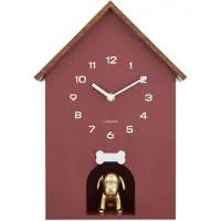 Karlsson wall clock dog house - Øcm