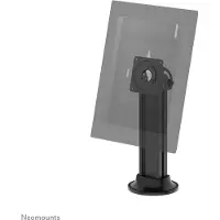 NeoMounts DS15-632BL1 Tablet standard bureau - 75° kantelbaar - 90° draaibaar - VESA 75x75 - vastzetbaar - voor modulaire setup met WL15-601/602/603BL1 - Zwart