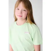 Shoeby T-shirt met backprint groen Meisjes Katoen Ronde hals Backprint - maat 146/152