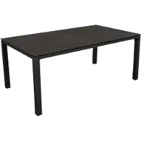 Coppens Stoneo tuintafel 160 x 90 keramiek blad antraciet - |