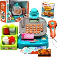 Woopie Dino Blauw Kassa Met Plank - UNI