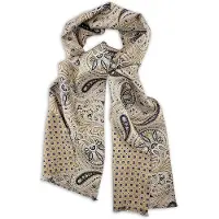 Sir Redman - Sjaals - herensjaal Gordon - beige / taupe / blauw / wit
