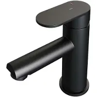 Brauer Black Edition Lage Opbouw Wastafelmengkraan Model C Mat Zwart