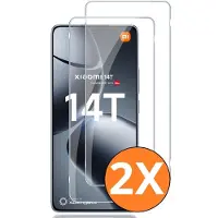 Ntech Screenprotector Geschikt Xiaomi 14T/ 14T Pro screenprotector - Beschermglas - gehard glas – tempered glass - 2 Stuks