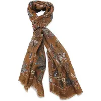 Sir Redman - Sjaals - herensjaal Florian brown - mocca / bruin / roze / lichtblauw / ecru