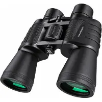 Travelhawk Verrekijker - 20x50 - BAK4 - Full Multi-Coated (FMC) - Compacte verrekijker - Waterdicht - Met nekkoord, draagtas - voor vogels kijken, jagen, theater - Zwart