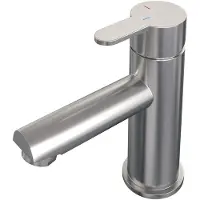 Brauer Brushed Edition Lage Opbouw Wastafelmengkraan Model D RVS Geborsteld PVD