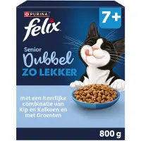 Felix Dubbel Zo Lekker Senior - Kip & Kalkoen - 5 x 800g