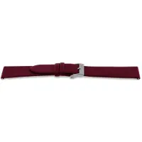 Claudio Calli Horlogeband G760 Karmozijn rood Leder 20x18mm