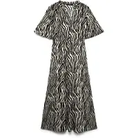 Vero Moda - VMEASY JOY S/S V-NECK 7/8 DRESS WVN - Dames - Maxi jurken