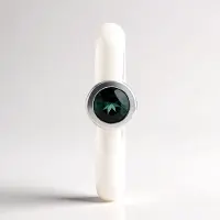Cavill - Zilveren hanger 925 Sterling met palladiumlaag - Indigoliet 0,145 ct rond slijpsel uit Brazilië - Elegant dames sieraad 17x4 mm