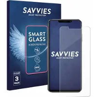 Savvies 3 Stuks Screenprotector - geschikt voor Huawei Enjoy 60X - beschermfolie glas transparant