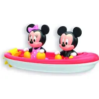 Clementoni Disney Baby Mickey & Minnie Badspeelgoed - Surf Set - Waterspeelgoed voor in Bad - Speelgoed vanaf 6 Maanden