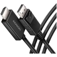 Axagon RVD-HI20C2 HDMI / DisplayPort Adapter [1x HDMI-stekker - 1x DisplayPort stekker] Zwart 1.8 m