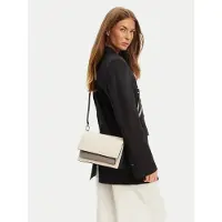 Tous Dames Beige Audree Saffiano schoudertas (OSFA), Casual, Polyurethaan 2002202601