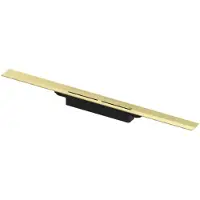 Tece TECEdrainprofile Doucheprofiel Zonder Afvoer 100cm RVS - Geborsteld Goud Optisch PVD - Douche, Douchegoten - 4027255067899