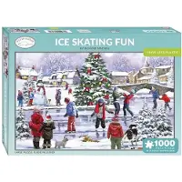 Otter House Ice Skating Fun Puzzel - 1000 stukjes - 68 x 49 cm