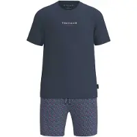 Tom Tailor Midden blauwe heren shortama | Maat 58