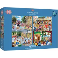 Gibsons School Days Puzzels (4 x 500 stukjes)