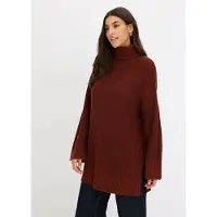 Bonprix Oversized coltrui in een katoenmix maat 56/58 (3XL)