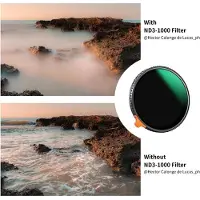 K&F Concept 67mm ND3-1000 Nano-X MRC HD variabel grijsfilter ND filter 2 - 10 stops