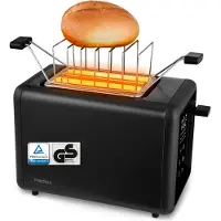 Medion Broodrooster MD12102 (2 sleuven, LED-aanraakscherm, 7 bruiningsniveaus, 5 automatische programma’s) zwart