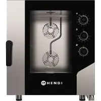 Hendi Convectiedampoven CONTROL, geschikt voor GN1/1 bakplaten, 400V/10400W, afmetingen 730x855x(hoogte)850mm