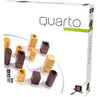 999 Games Gigamic - Quarto - Strategisch Denkspel voor Twee Spelers - Vanaf 8 Jaar - Bordspel - NL GB FR DE ES IT